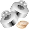 Sandwich Cutter and Sealer Stainless Steel Round Sandwich Maker Pastry Cookies Mold for Hamburgers Baking Bento Tools
