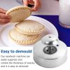 Sandwich Cutter and Sealer Stainless Steel Round Sandwich Maker Pastry Cookies Mold for Hamburgers Baking Bento Tools