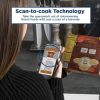 Smart Countertop Microwave Oven | Complete with Scan-to-Cook Technology and Wifi-Connectivity | 0.9 Cubic Feet Capacity