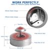 Sandwich Cutter and Sealer Stainless Steel Round Sandwich Maker Pastry Cookies Mold for Hamburgers Baking Bento Tools